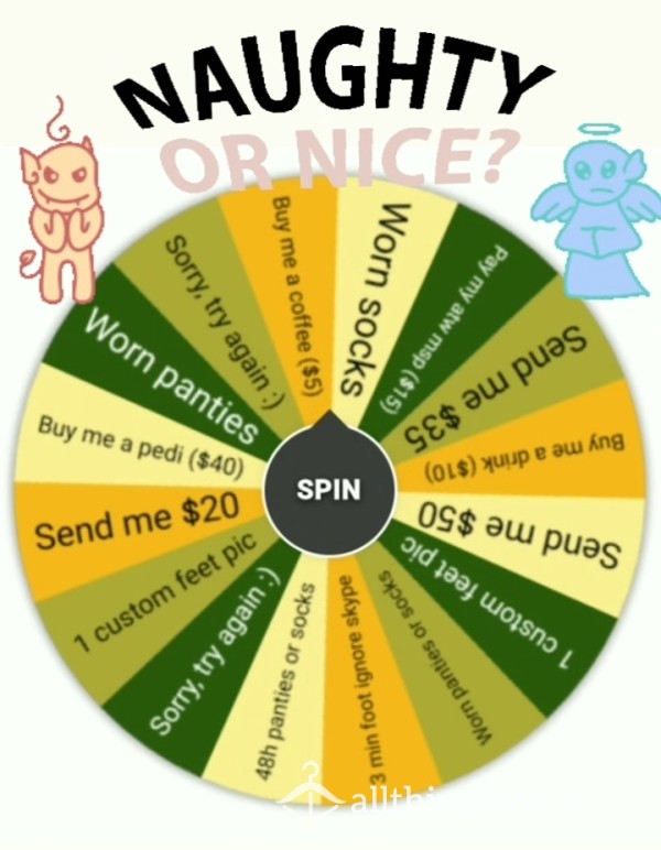 Feeling Lucky? SPIN: What Will It Land On?