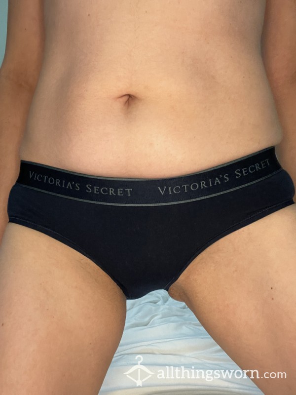 Navy Blue Hiphugger Victoria's Secret Panty Medium