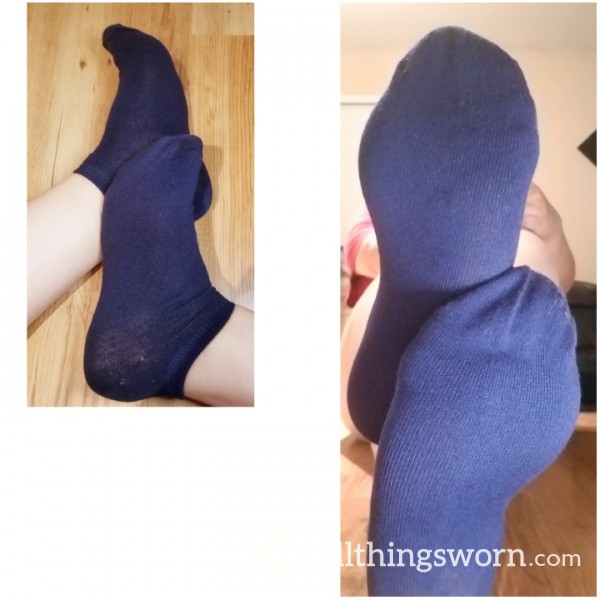 Navy Blue Low Cut Socks