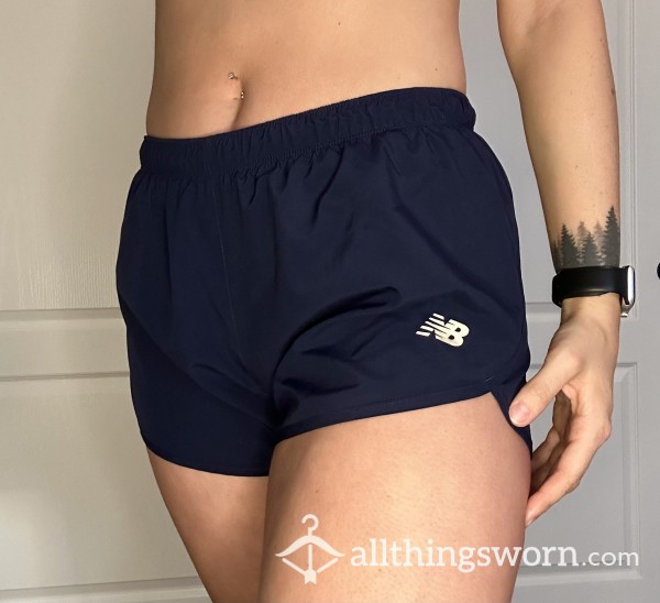 Navy Blue Women’s Running Shorts - Medium - New Balance Brand 💙 photo
