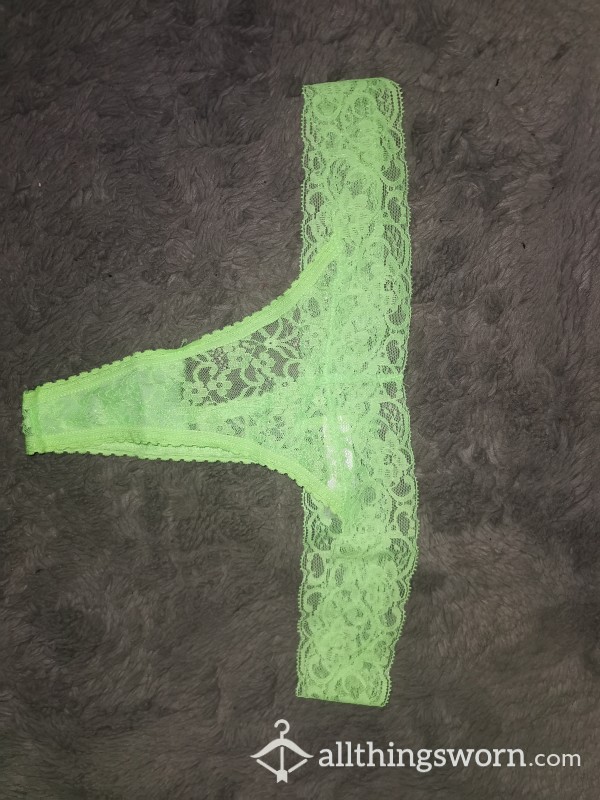 Neon Green Party Thong