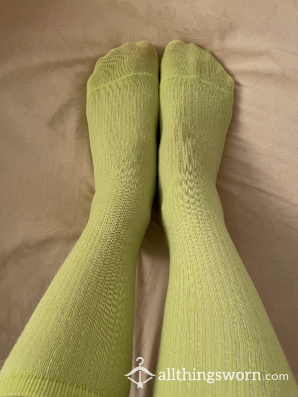 Neon Green Socks