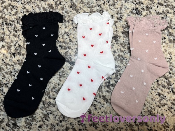 New Heart Socks - You Decide