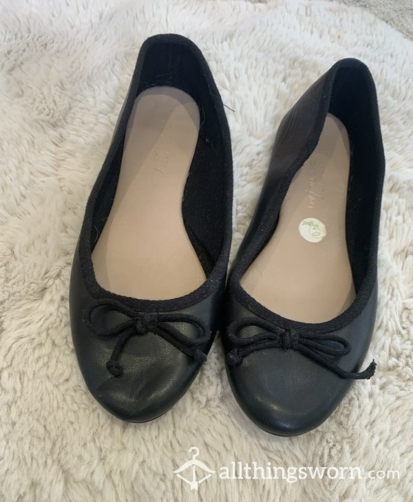 New Look, Teacher Flat Ballet Shoes, Size 7