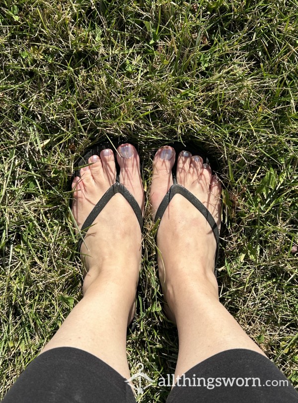 New Pedicure And The View From My Yard