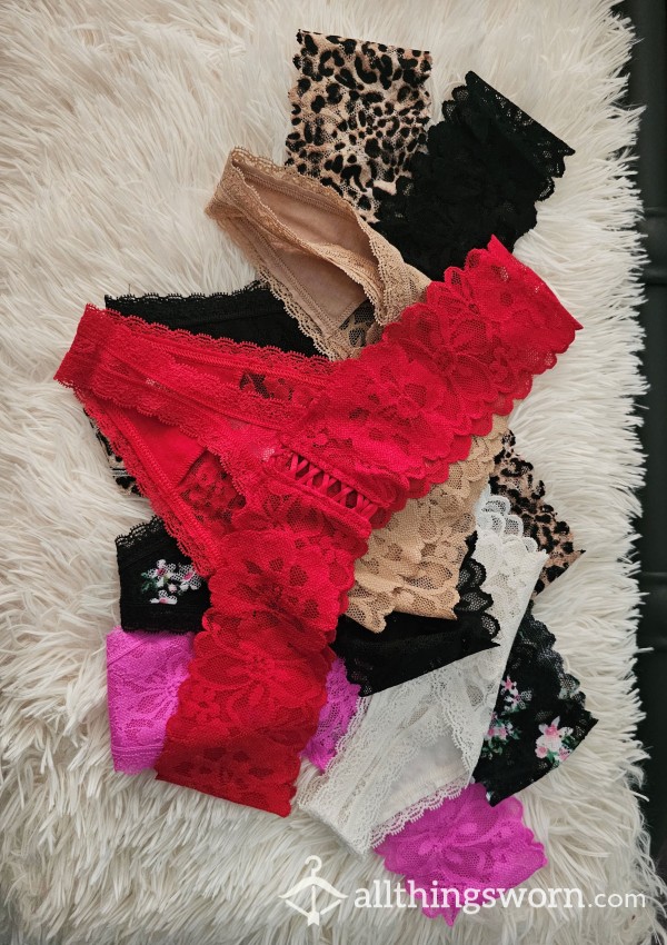 New Sexy & Lacey Victoria Secret Panties In So Many Colors