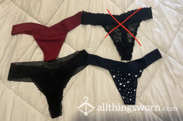 💋New & Virgin Thongs- Never Before Worn!  Only For You!