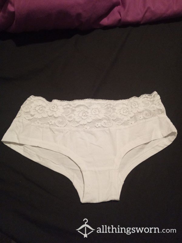 New White Knickers Ready To Be Worn