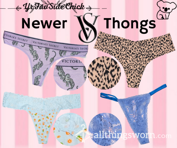 Newer Victoria's Secret Thongs 💗 (#1-4)