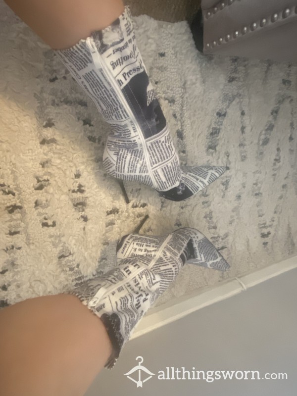 News 🗞️ Paper Style Boots 👢