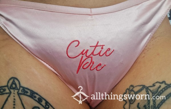 Next Light Pink Silky & Lace Cutie Pie Fullback Panties Size 12