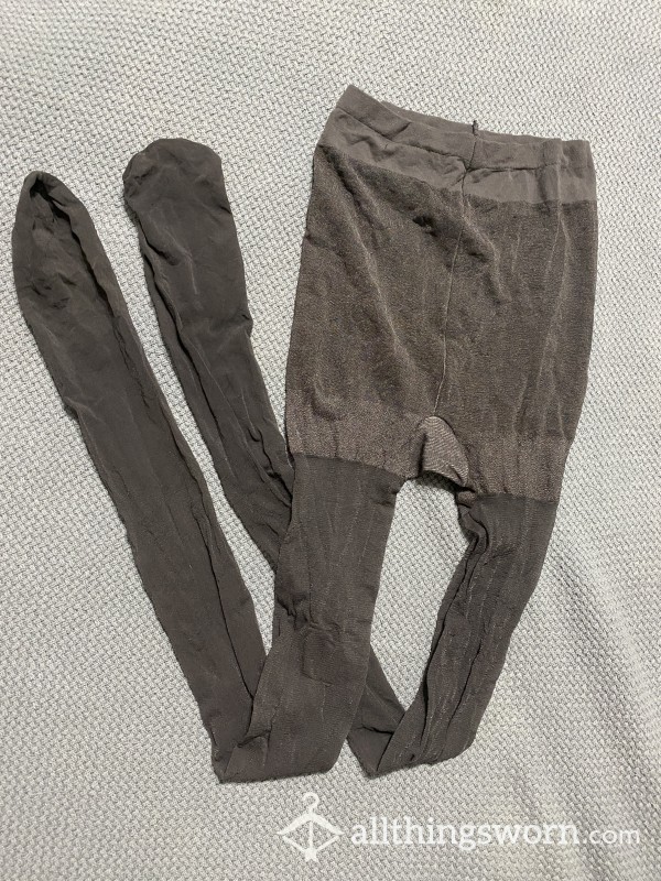 Nice Sweaty & Worn Pantyhose. I Love Wearing These To Bed. 🍒