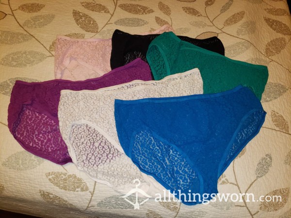 Sexy Lace Panties - Green Pair Sold