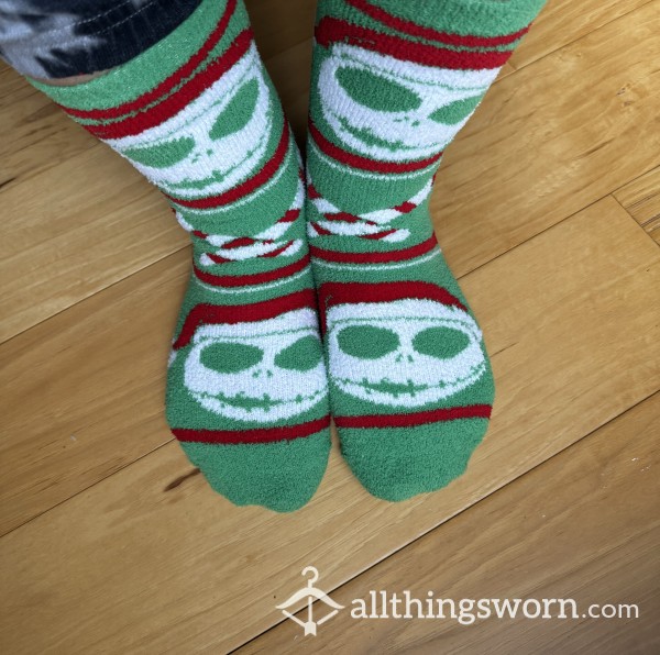 Nightmare Before Christmas Fuzzy Socks