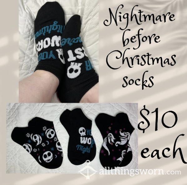 Nightmare Before Christmas Socks