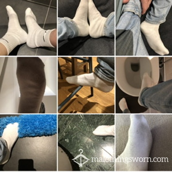 SOLD - Message Me About Similar Items To These:  Nike White Training Socks
