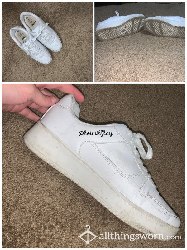 NoBo Brand White Sneakers 👟