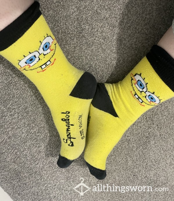 Novelty Sponge Bob Square Pants Socks