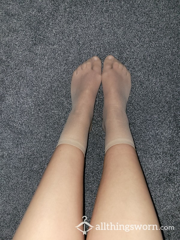 Nude Ankle High Worn For 2 Days