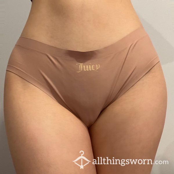Nude Beige Cheeky No Show Juicy Couture Soft Panties