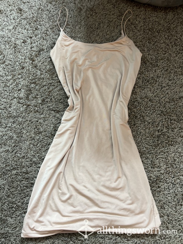 Nude Dress 🫣🤍 2-NIGHT WEAR