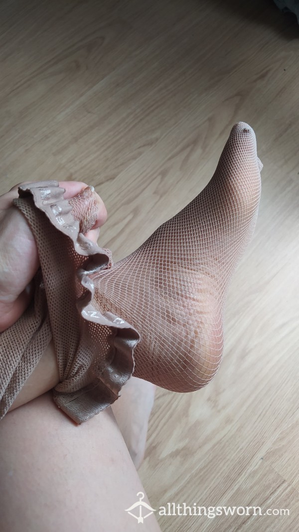 Nude Fishnet Tights Worn For Dance My Shows