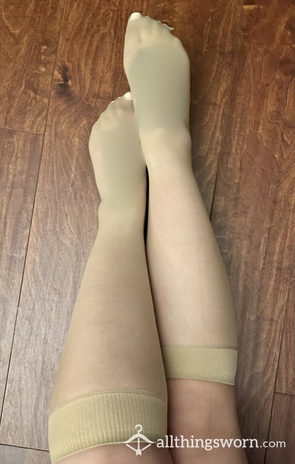 Nude Knee High Socks