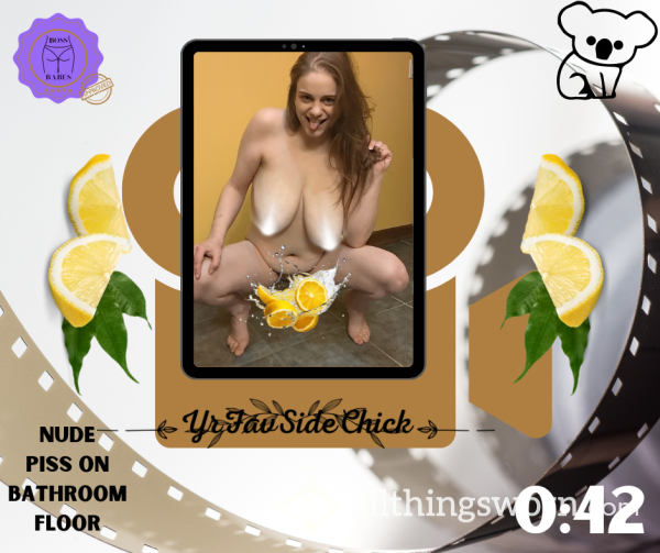 Nude Piss On Bathroom Floor (0:42)