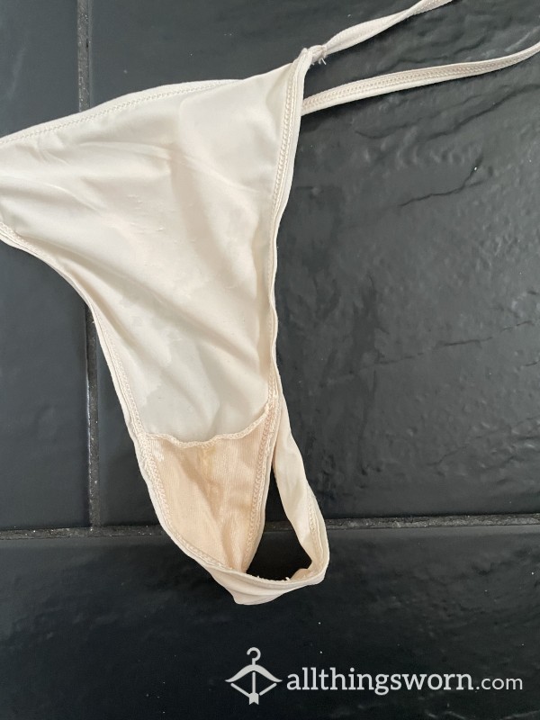 Nude Thong Soaking With Squirt