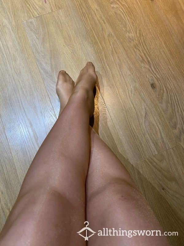 Nude Tights Worn For 24hours