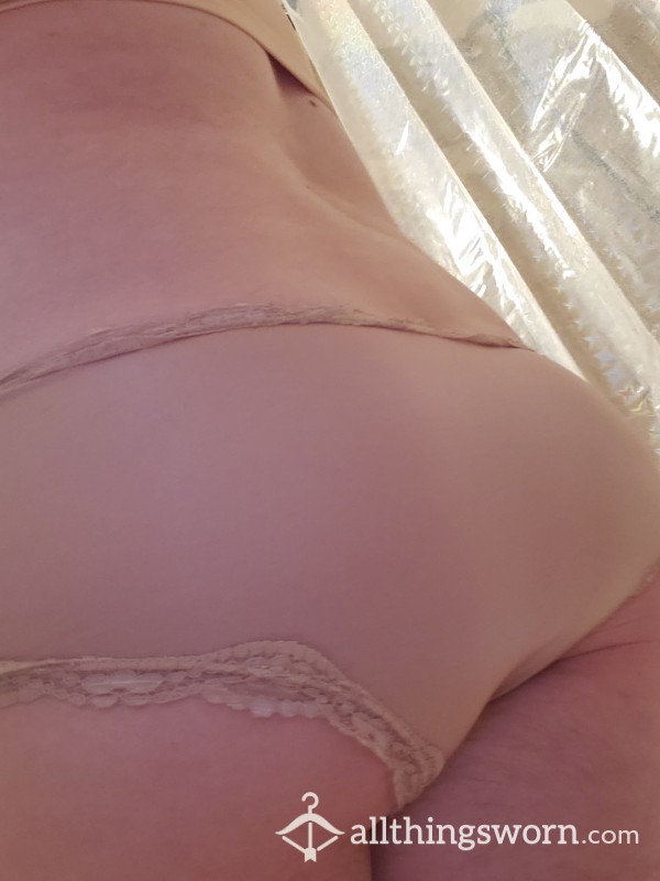 Nude/Biege/light Pink Fullback Silky Panties 🤎