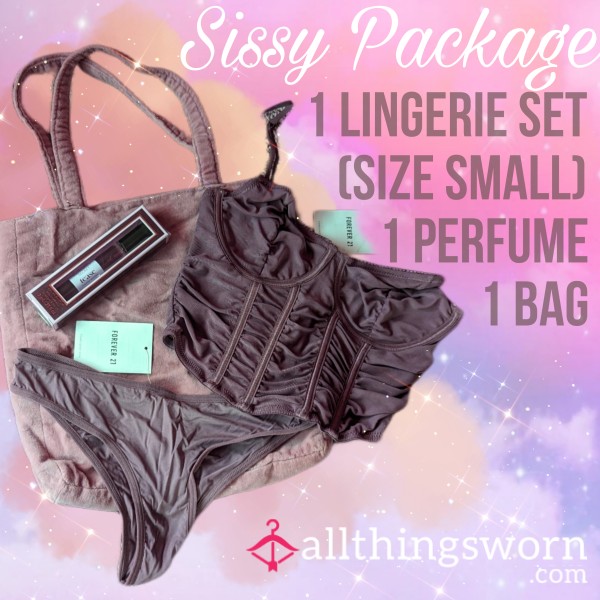 NWT Sexy Sissy Lingerie Package
