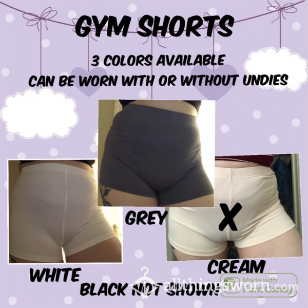 Gym Shorts - Last Pair In Black