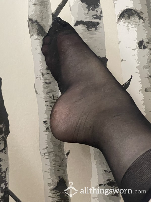 Nylon Socks Foot Worship