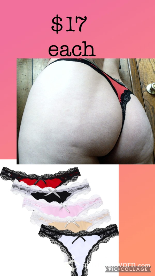 Nylon Thongs With Cotton Gusset