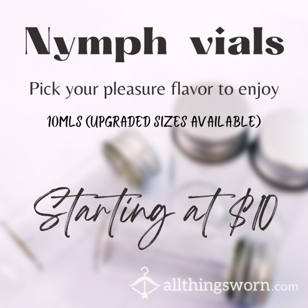 🥵 Nymph Vials 🧪