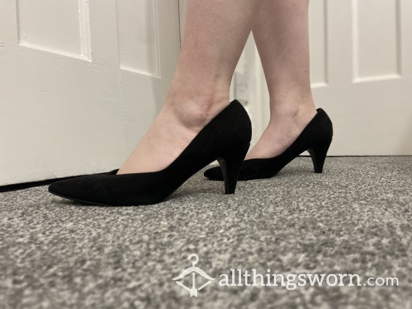 Black Heels Well Worn By Office Lady Lolly 🍭😈