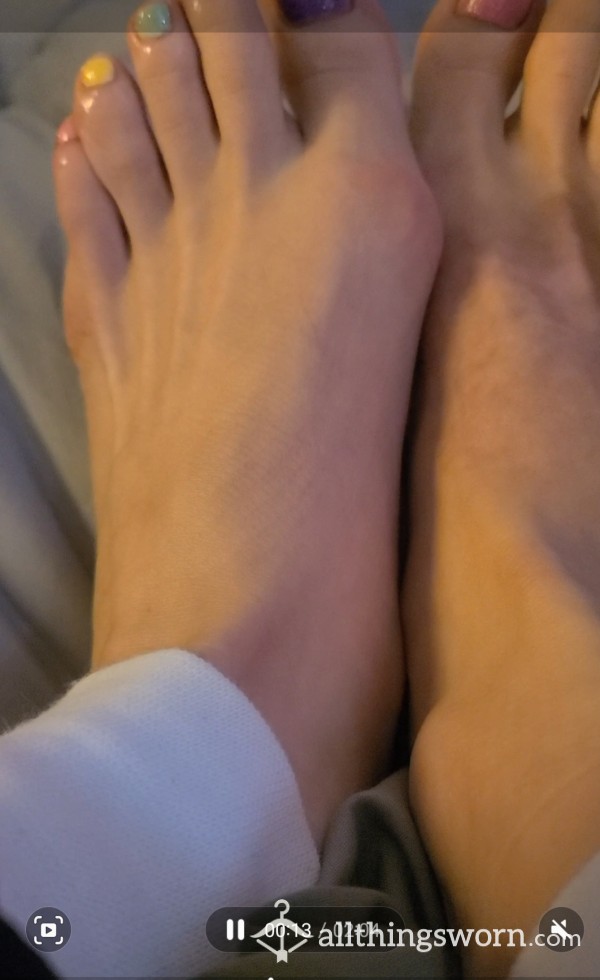 Oiling My Toes & Feet Rub