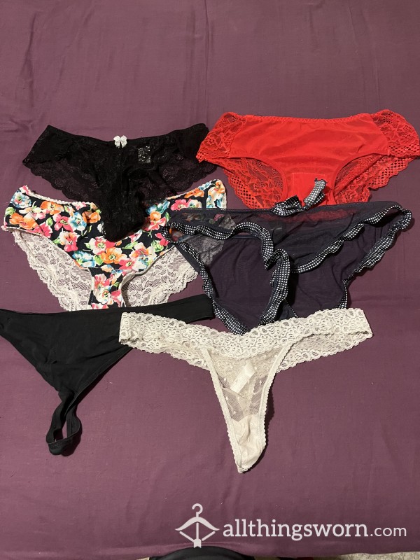 Old And New Panties/thongs That Can Be Worn For However Long You Please