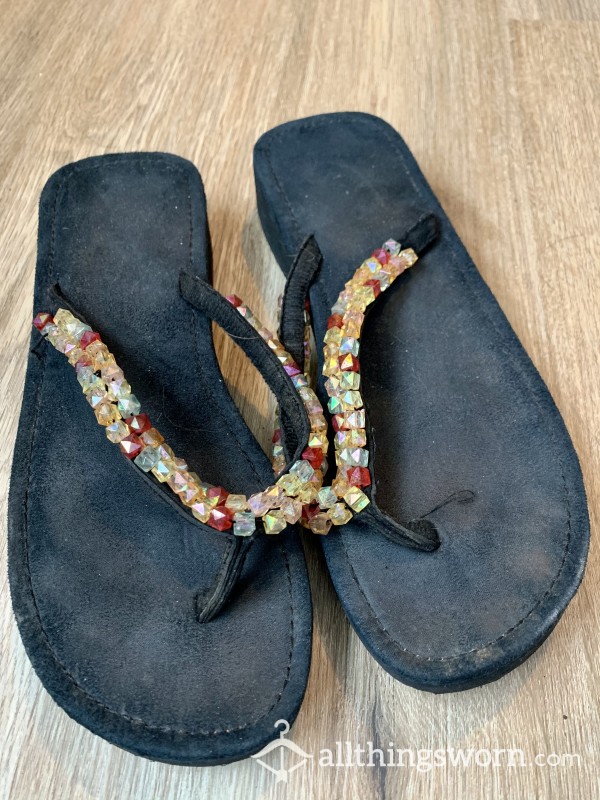 Old Beaded Sandals
