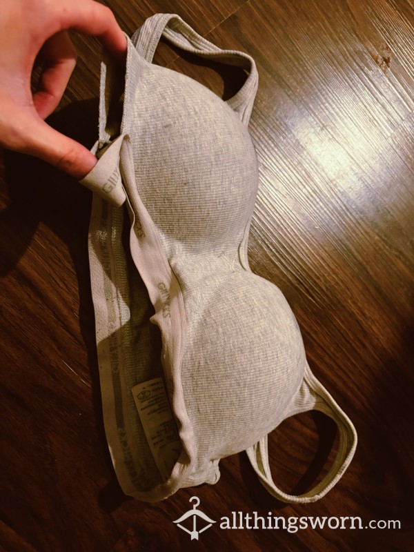Old Beat Up Sports Bra- Stained And Ripped!