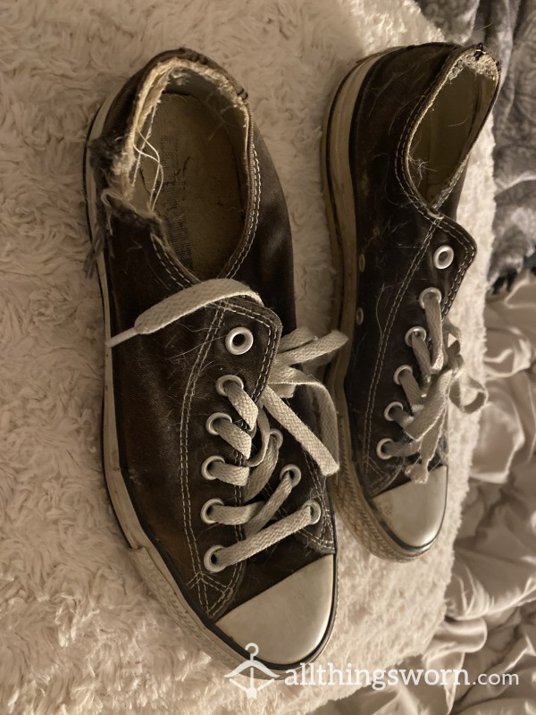 OLD Converse - Heavily Worn And Loved