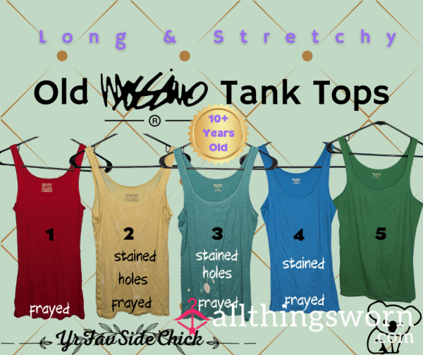 Old Cotton Mossimo Tank Tops〰️