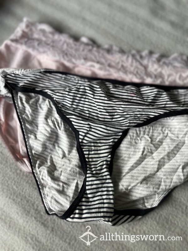 Old Cotton Panties Pink Pair Maternity Pair 🤭 For This Xl Milf . . Who Loves Em Old And Tatty ? Comes With Access To My Panty Drive And Gusset Folder Whilst You Wait