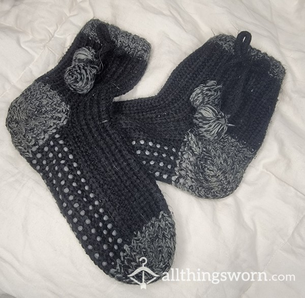 Worn Cozy, No-slip Socks