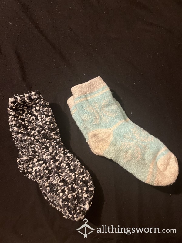 Old Fuzzy Socks |worn Socks