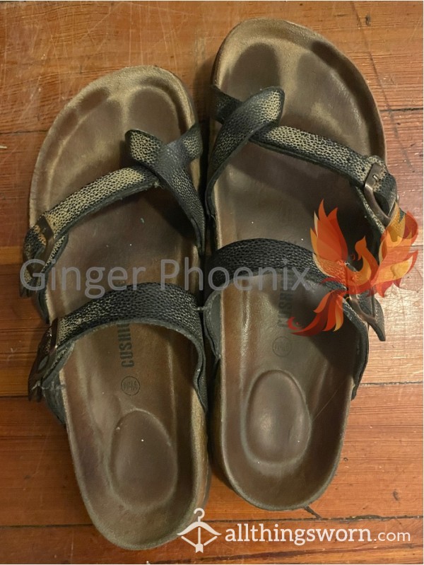 Old *Generic* Birkenstocks - Quite Worn, With A Lovely Stench!