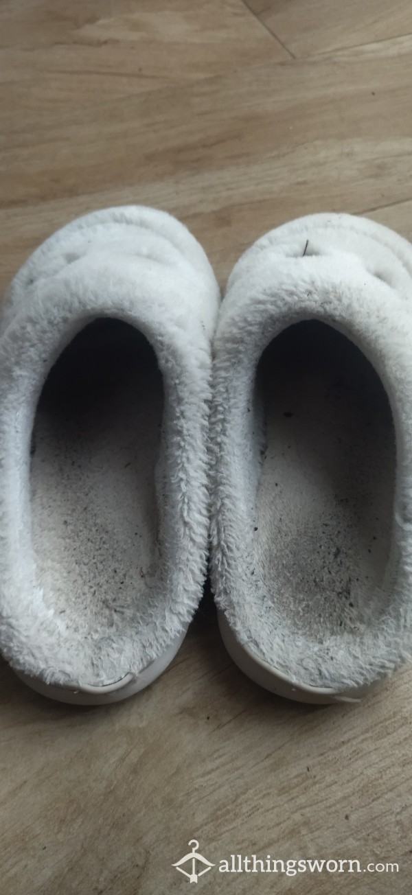Old Loved Winter Slippers