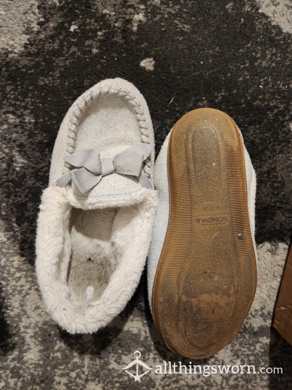Old Nasty And Worn Out Slippers