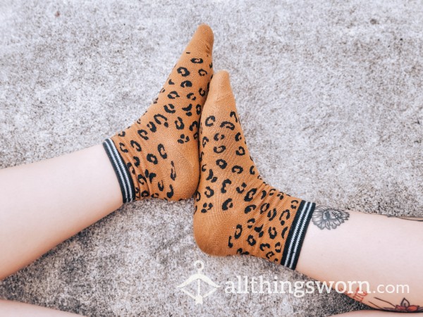 Old Navy Leopard Socks